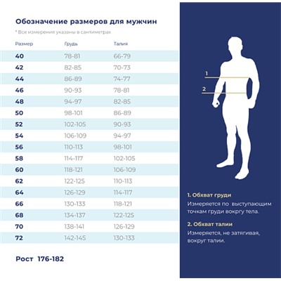 Брюки медицинские мужские М-750А Элит-145