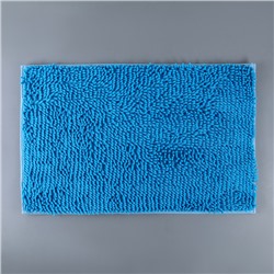 Коврик Доляна «Букли длинные», 49×76 см, цвет голубой