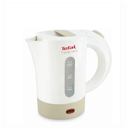 Чайник электрический Tefal KO120130, пластик, 0.5 л, 650 Вт, белый/бежевый