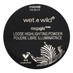 wet n wild, MegaGlo, рассыпчатая пудра-хайлайтер, 1110154M I'm So Lit, 2 г (0,07 унции)