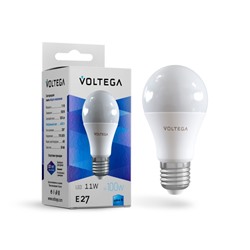 Нарушена упаковка!   Светодиодная лампа E27 11W 4000К (белый) Simple Voltega 5738