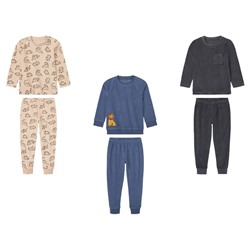 lupilu® Kleinkinder Jungen Frottee-Pyjama, hoher Baumwollanteil