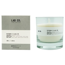 Свеча ароматическая Lab Co, Patchouli&Cedar, 40 ч