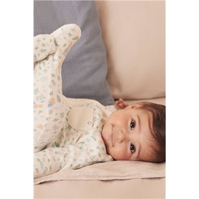 MORI Cream Peter Rabbit Clever Zip-Up Sleepsuit