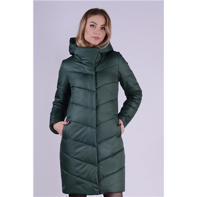 Пальто TwinTip 99589, зеленое