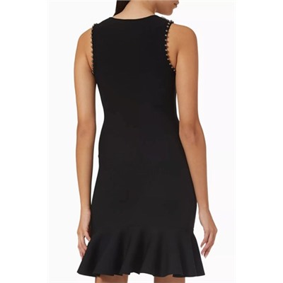 Vestido recto - Negro