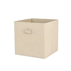 Короб-кубик для хранения "Uno", 30х30х30 см, бежевый