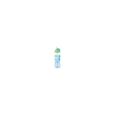 668172.54 Детская бутылочка с трубочкой BAMBINI 300 мл,синий 668172.54