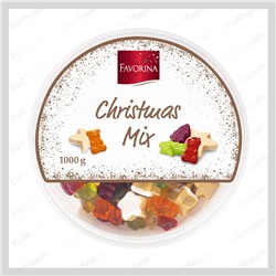 Рождественские фруктовые конфеты Christmas Mix Favorina 1 кг