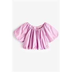 Angel & Rocket Michela Puff Sleeve Woven Top