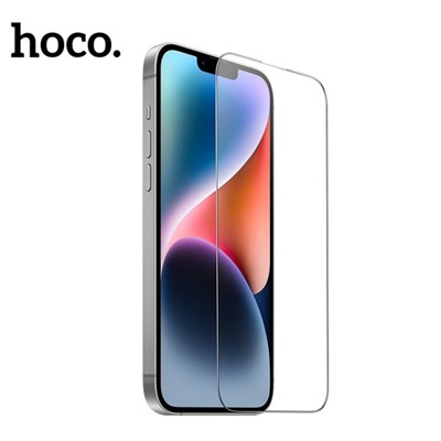 Защитное стекло Hoco для Iphone 15 Plus, Full-screen, 0.4 мм, полный клей