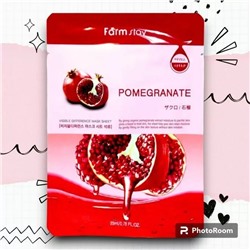 FarmStay Маска-салфетка ГРАНАТ, Visible Difference Mask Sheet Pomegranate, 23мл
