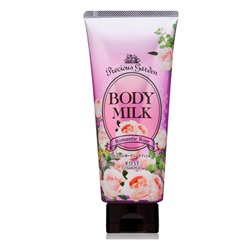 KOSE Глубокоувлажняющее и смягчающее ароматизированное молочко "Precious Garden" для тела длительного действия "Романтичная роза" 200 г / 36