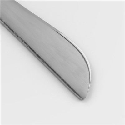 Нож столовый из нержавеющей стали Доляна «Верона», длина 22,5 см, толщина 3 мм, цвет серебряный