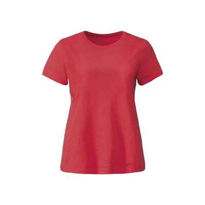 esmara® Damen T-Shirt, mit Rundhalsausschnitt