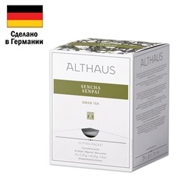 Чай ALTHAUS "Sencha Senpai" зеленый, 15 пирамидок по 2,75 г, ГЕРМАНИЯ, TALTHL-P00005