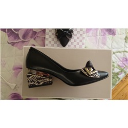 MARCELLA Обувь женская арт: 0260 Черные + серый, Турция, на 36 размер