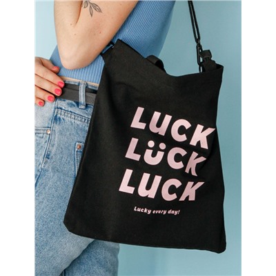 Сумка шоппер "Luck", black