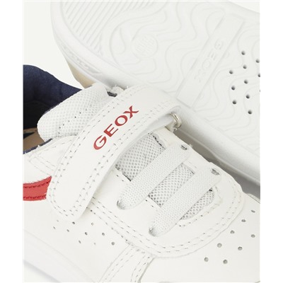 GEOX
LES BASKETS BLANCHES AVEC DÉTAILS ROUGES ET BLEU MARINE