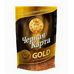 Черная карта Gold м/у кофе 240г*12 ПАКЕТ