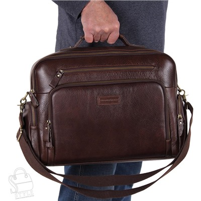 Портфель мужской кожаный 4226G d.brown Allan Marco