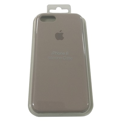 Силиконовый чехол для iPhone 7/8 красновато-серый