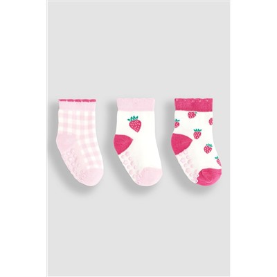 JoJo Maman Bébé 3-Pack Fruit Socks