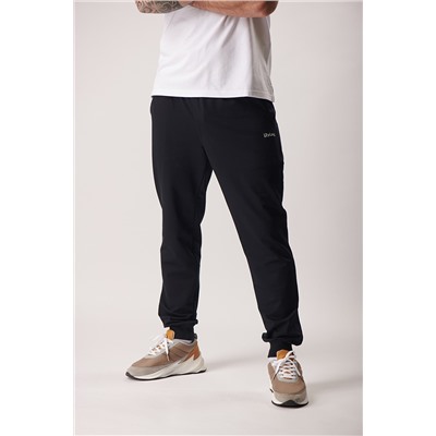Спортивные брюки М-1241: Тёмно-синий / Серый меланж
