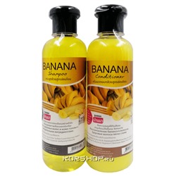 Шампунь и кондиционер с экстрактом банана Banna, Таиланд, 360+360 мл Акция