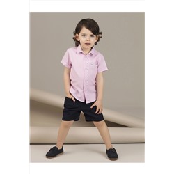 Розовая тканая рубашка для мальчика OL-20Y1-025