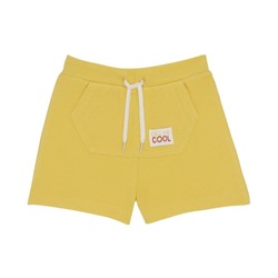 Gelbe Sweatshorts