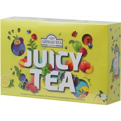 AHMAD TEA. Ассорти Juicy tea карт.пачка, 60 пак.