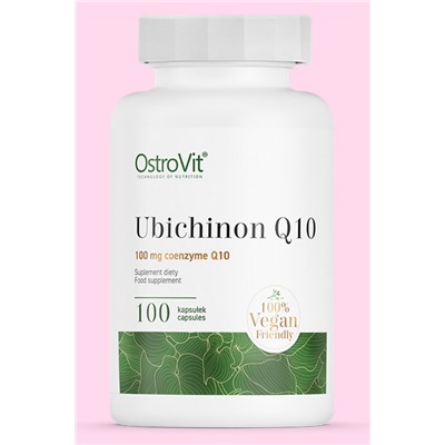 OstroVit Ubichinon Q10 VEGE 100 kaps - ДЛЯ СЕРДЦА - КОЭНЗИМ УБИХИНОН