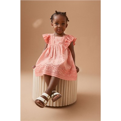 Cotton Broderie Dress (3mths-8yrs)