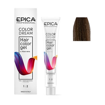 8.7 EPICA Professional COLORDREAM Гель-краска светло-русый шоколадный, 100 мл.