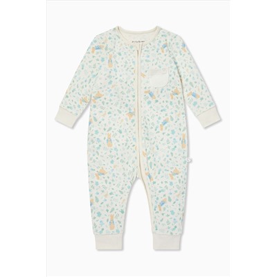 MORI Cream Peter Rabbit Clever Zip-Up Sleepsuit