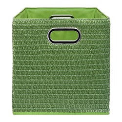 Короб для хранения складной, 31х31х31 см, зеленый