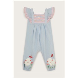 Monsoon Baby Blue Easter Romper