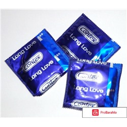 Презервативы Contex Long Love  Цена 25 руб. 1 штука Лентой 25 шт, без упаковки. (без срока)