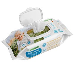 Детские влажные салфетки "Пантенол и овсяное молочко" биоразлагаемые, для детей 0+ с рождения
