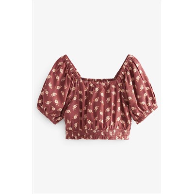 Printed Shirred Blouse (3-16yrs)