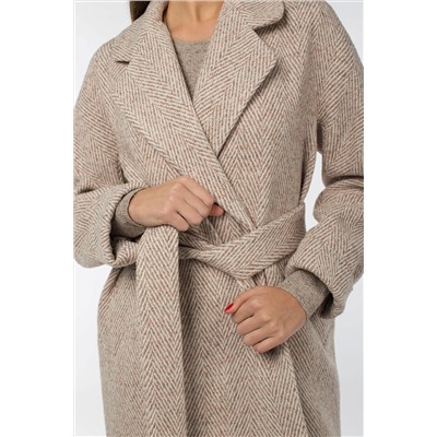 01-10763 Пальто женское демисезонное (пояс)