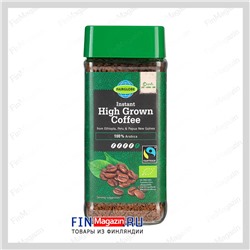 Кофе растворимый органический Fairglobe Instant Hight Grown 100 гр ст/банка
