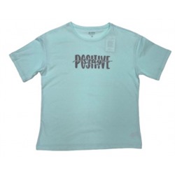 37044 св.голубой(позитив) футболка женская