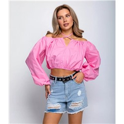 Блуза #БШ2299, розовый