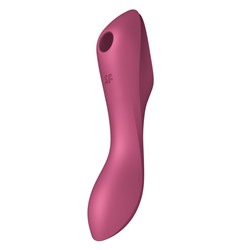 Малиновый вакуум-волновой вибростимулятор Satisfyer Curvy Trinity 3