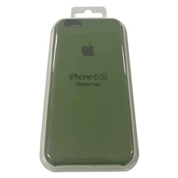 Силиконовый чехол для iPhone 6/6S хаки зеленый