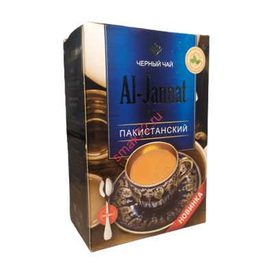 Чай Al-Jannat(Пакистанский) с ложкой 250 гр 1/40 шт