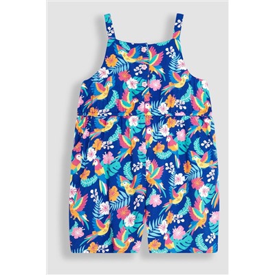 JoJo Maman Bébé Tropical Bird Playsuit