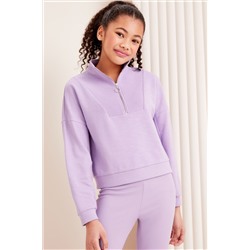 Lipsy Half Zip Funnel Neck Hoodie (5-16yrs)